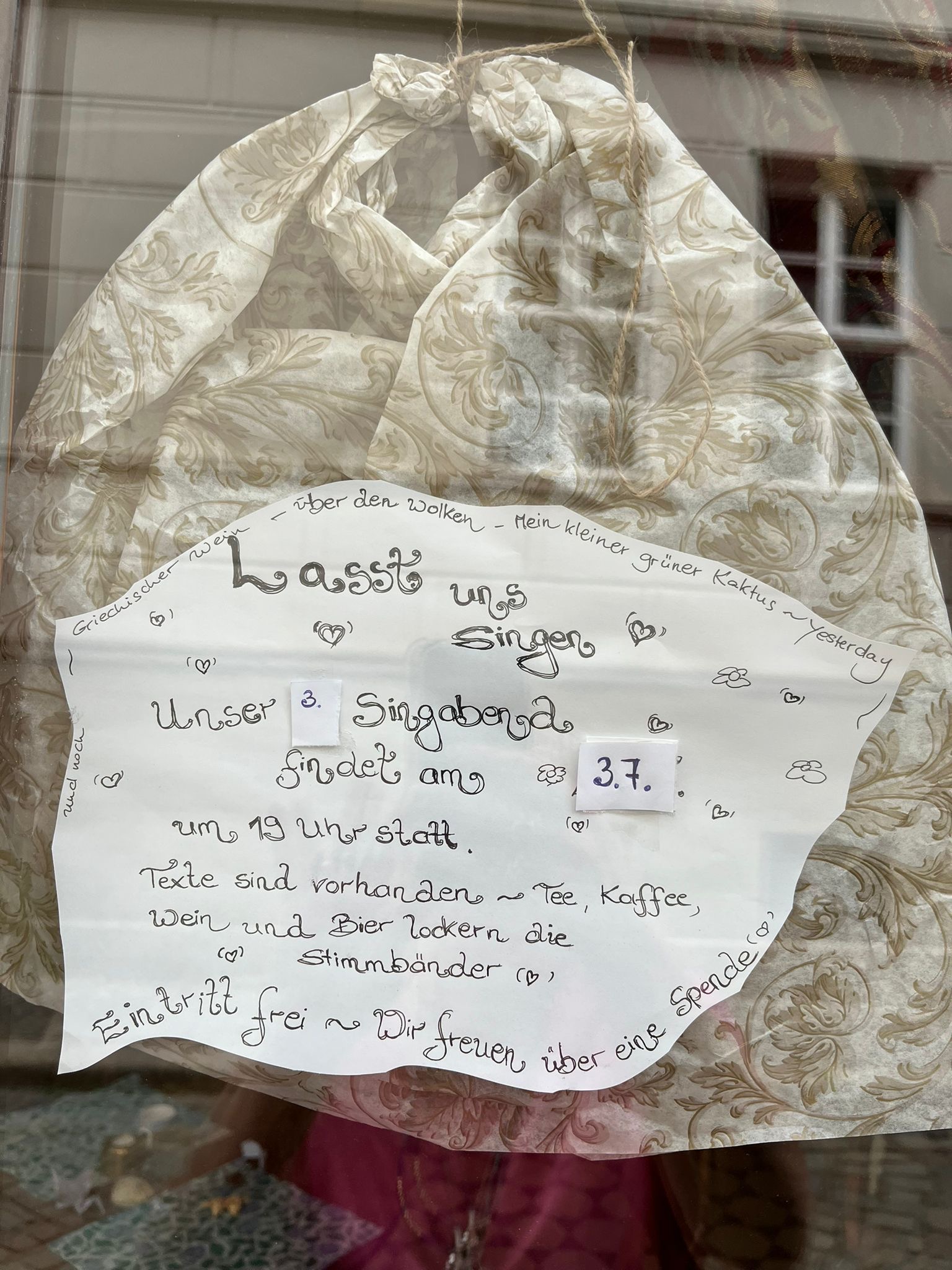 Lasst uns singen! Juli 2025