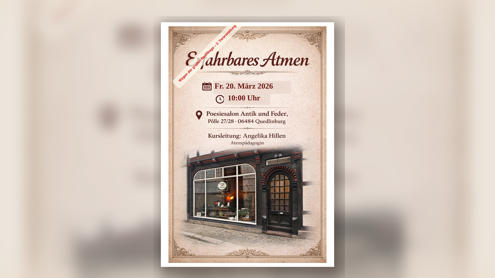 Der erfahrbare Atem – 2. Kurs